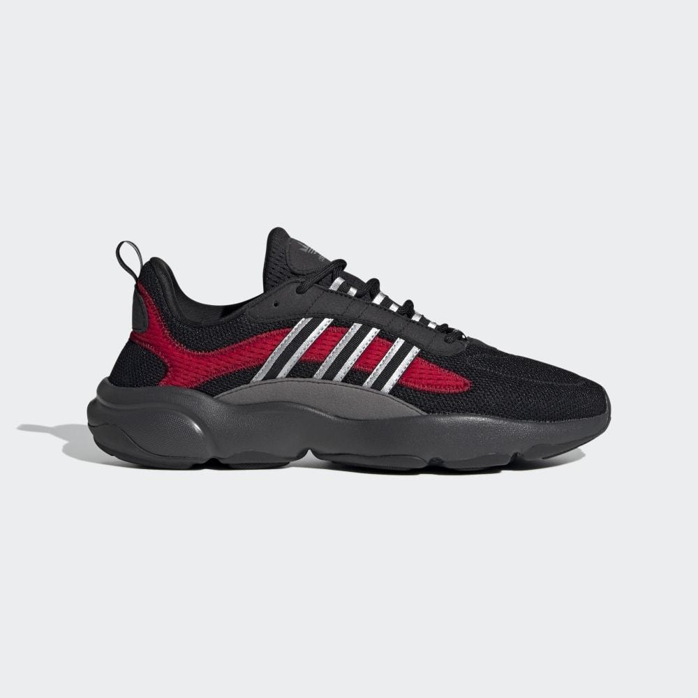 Originals Adidas Haiwee Dama Romania - Negrii/Argintii Metal/Rosii Inchis FV4595